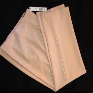 Tahari NWT Shimmering Blush Trousers, Sz 12